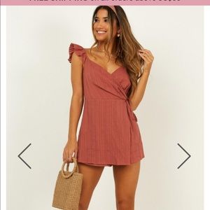 SHOWPO bodysuit in Dusty Rose